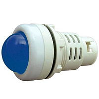 Лампа коммутаторная светодиодная СКЛ12Б-СМ-1-24 синяя | код 663 | Каскад-Электро