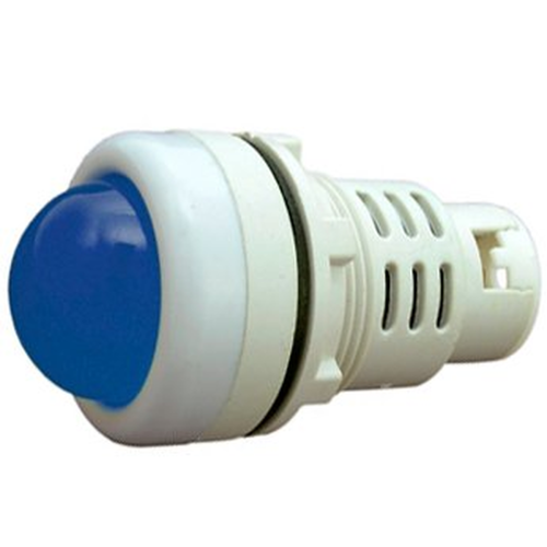 Лампа коммутаторная светодиодная СКЛ12Б-СМ-1-24 синяя | код 663 | Каскад-Электро