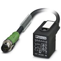Кабель для датчика / исполнительного элемента SAC-3P-MS/ 0,6-PUR/B-1L-Z SCO | код 1435292 | PHOENIX CONTACT