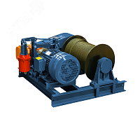 Лебедка электрическая монтажная JM 0.5т, канат 100м | код GJM 05100 | Gearsen