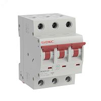 Выключатель автоматический трехполюсный 32А D MD63H-3PD32 10кА | код MD63H-3PD32 | DKC