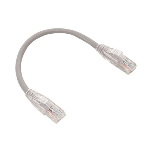 Патч-корд кат.5E UTP неэкранир. LSZH сер. 0.2м TERACOM PRO | код TRP-5EUTP-LSH-02M-GY | EKF
