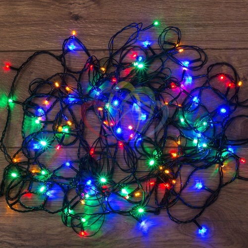 Гирлянда светодиодная универсальная 300LED мультиколор 15м с контроллером | код 303-109 | Neon-Night