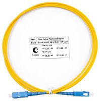 Cabeus FOP(s)-9-SC-SC-20m Шнур оптический simplex SC-SC 9/125 sm 20м LSZH | код 8372c | Cabeus