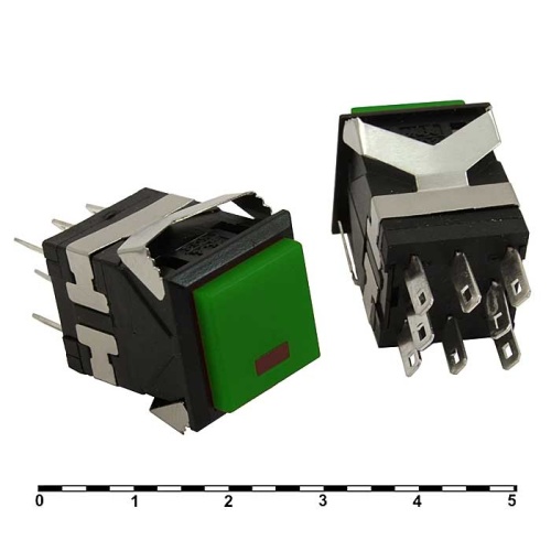 Кнопочный переключатель RUICHI KD2-21BER | код 83057 | Ruichi