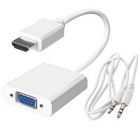 Разъём RUICHI HDMI(m)-VGA(f)+AUX | код 113761 | Ruichi