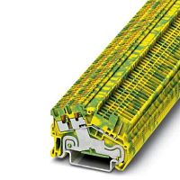 Клемма защитного провода PTS 1,5/S-TWIN/1P-PE | код 3214725 | PHOENIX CONTACT