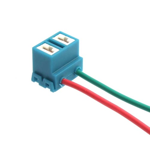 Коннектор для светоарматуры RUICHI, колено H7, керамический, Cu, длина проводов 100 мм | код 97607 | Ruichi