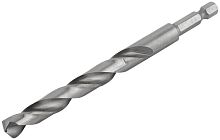 Сверло HSS по металлу,полированное, U-хвостовик под биту, инд.упаковка 10,0 мм | код 34100 | FIT