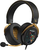 Наушники с микрофоном A4Tech Bloody M595 Renegade черный/рисунок 2.3м мониторные USB оголовье (M595) | код 2000354 | A4TECH