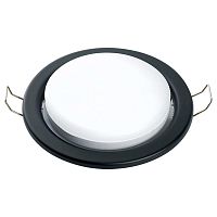 Светильник ДВО-20w GX53 без лампы черный матовый | код 41702 | Feron