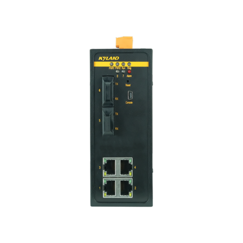 Коммутатор SICOM3000A-LITE-2M4T-ST05-L3-L3 300071517 2 100Base-FX multi mode fiber ports, ST connector, 1310nm, 5km, 4 10/100Base-TX ports, Console Port Mini USB | код 00-06151647 | Kyland