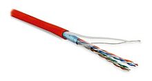 Hyperline FUTP4-C5E-S24-IN-LSZH-PK-305 (305 м) Кабель витая пара F/UTP. категория 5e. 4 пары (24 AWG). одножильный(solid). экран - фольга. LSZH. нг(А)-HF. –20 C – +75 C. розовый - гарантия 15 лет компонентная. 25 лет системная | код 444616|