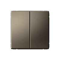 Переключатель 2-кл. ArtGallery (сх. 6/2) 10AX механизм мокко | код GAL000665 | Systeme Electric