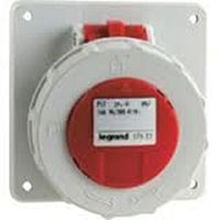 Розетка встраиваемая 16A 3P+N+PE IP66- IP67 380/415 В~ LEGRAND | код 057663 | LEGRAND