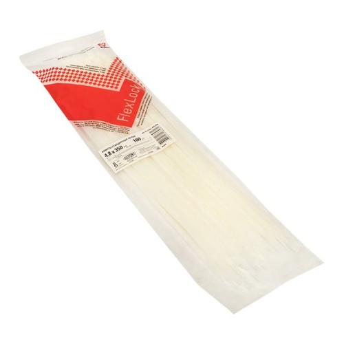 Хомут P6,6 стандартный (б), 4,8x350 (100шт) FlexLock PROxima | код plc-fl-ctsw-4.8x350 | EKF фото 4 Хомут P6,6 стандартный (б), 4,8x350 (100шт) FlexLock PROxima | код plc-fl-ctsw-4.8x350 | EKF фото 4