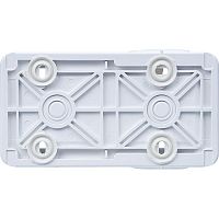 Коробка наружная двухпостовая IP55, горизонтальная, цвет белый | код 69690 | Legrand