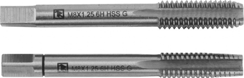 MT71S2 Набор метчиков T-COMBO двухпроходных ручных универсальных М7х1.0, HSS-G, 2 шт. | код MT71S2 | Thorvik