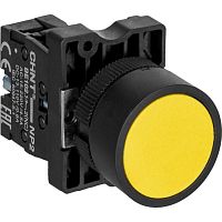 Кнопка управления NP2-EA51 без подсветки желтая 1НО IP40 (R)(CHINT) | код 574086 | CHINT