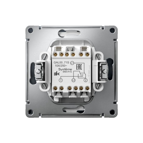 Переключатель перекрестный ArtGallery 10AX быстрозажим. клем. механизм грифель SE GAL000771S фото 6