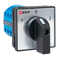 Переключатель кулачковый ПК-1-43 10А 3P «1-0-2» IP65 EKF | код pk-1-43-10-65 | EKF