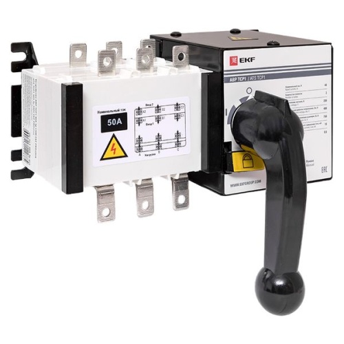 Устройство АВР ТСР1 50А 3Р 230В PROxima | код ats-tsr1-50A-3p-pro | EKF фото 2