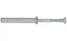 Дюбель-гвоздь 10х230/180 N S потайной бортик, нейлон (50шт) | код 50335 | Fischer