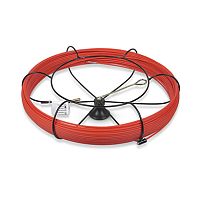 Cabeus Pull-M2-3,5-50m Устройство для протяжки кабеля мини УЗК в металлической кассете тип №2, 50м (диаметр стеклопрутка 3,5 мм) | код 9833c | Cabeus