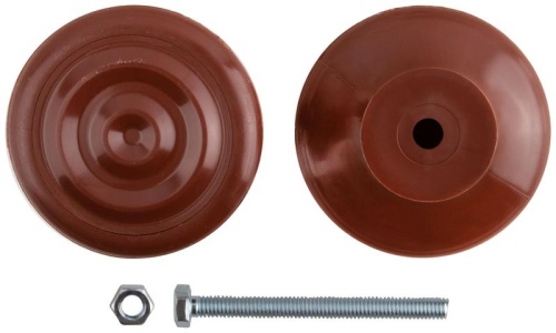 Ручка-кнопка дверная пластиковая корич. КУРС 66837 фото 2 Ручка-кнопка дверная пластиковая корич. КУРС 66837 фото 2