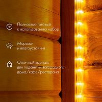 Шнур светодиодный Дюралайт фиксинг 2Вт 24LED/м мульти (RYGB) 10м | код 121-329-10 | Neon-Night