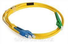 Патч-корд оптический LANMASTER, LSZH, дуплексный, LC/APC-ST/UPC, SM OS2, 5.0 м | код LAN-2LC-2ST/SAU-5.0 | LANMASTER
