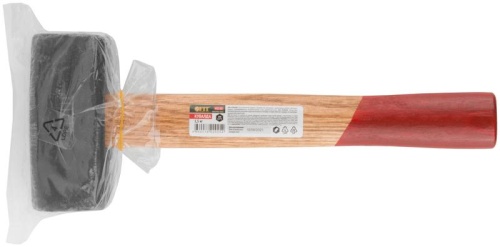 Кувалда кованая, деревянная ручка Профи 1.5 кг | код 45115 | FIT фото 3 Кувалда кованая, деревянная ручка Профи 1.5 кг | код 45115 | FIT фото 3