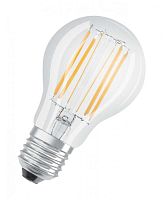 Лампа светодиодная LED 8Вт Е27 FILAMENT CLA75, тепло-бел, прозр. | код 4058075055339 | LEDVANCE
