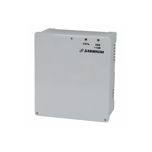 Источник вторичного электропитания резервированный 12В 5А | код ИВЭПР-1250АП | Давикон