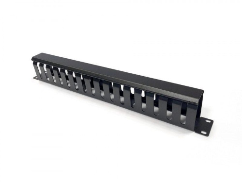 Организатор кабельный с крышкой 19дюйм 1U CM-1U-ML16-COV метал. | код 454711 | Hyperline