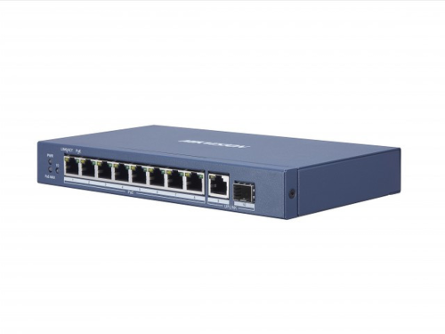 Коммутатор POE Неуправляемый, 8 RJ45 1000M PoE | код 301801376 | Hikvision