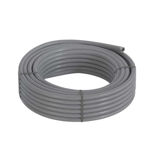 Металлорукав DN 40мм в гладкой ПВХ изоляции, Dвн 40,0 мм, Dнар 48,0, 25м, цвет серый | код 6070R-40 | DKC фото 3