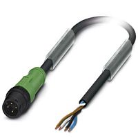 Кабель для датчика / исполнительного элемента SAC-4P-M12MS/10,0-PUR P | код 1442382 | PHOENIX CONTACT