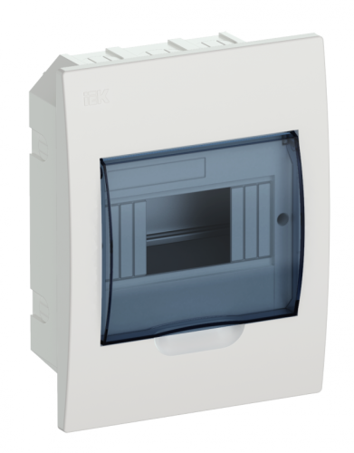 Бокс ЩРВ-П-6 модулей встр.пластик IP41 IEK | код MKP12-V-06-40-20-U | IEK