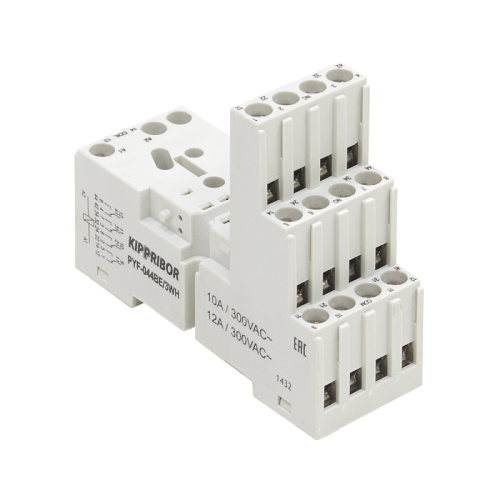 Колодка для реле PYF-044BE/3WH | код 50270 | KIPPRIBOR