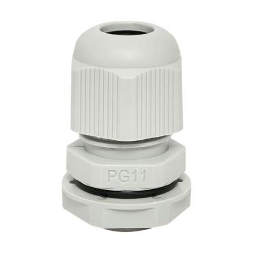 Сальник PG11 IP54 (20 шт) d отв, 19 мм / d провод, 5-10 мм PROxima | код plc-pg-11-r | EKF фото 2