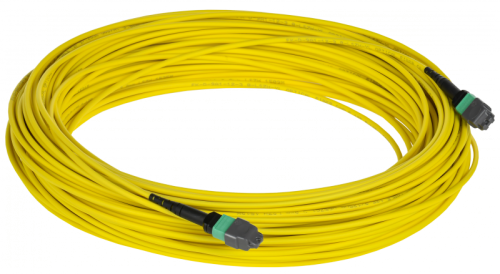 ITK Сборка кабельная MPOF-MPOF тип A 12 SM OS2 15м | код FAP0902-MPOF-MPOF-12A-015 | ITK by IEK