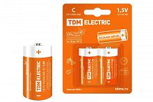 Элемент питания LR14 C Alkaline 1,5V BP-2 TDM | код SQ1702-0011| TDM
