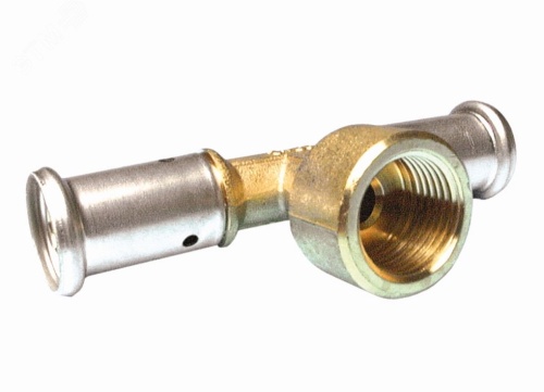 Тройник пресс 26x1/2'ВРх20 переходной, латунь | код 13P-260420 | Henco Тройник пресс 26x1/2'ВРх20 переходной, латунь | код 13P-260420 | Henco