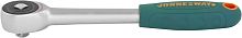 R6602 Рукоятка трещоточная ротационная со сквозным приводом 1/4DR, 60 зубцов, 180 мм | код R6602 | JONNESWAY