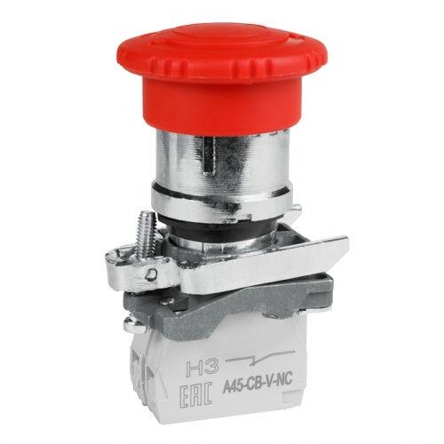 Кнопка ав ост возв пов OptiSignal D22 C4-ESTR-11 металл 1НО+1НЗ XB4BS8445 | код 332179 | КЭАЗ
