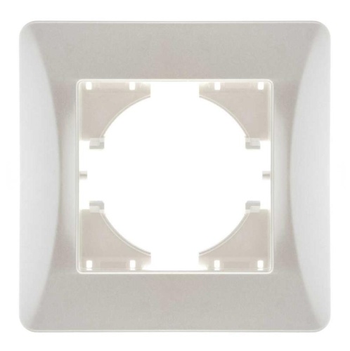 Рамка 1-местная Ugra, жемчуг | код С1110-028 | GUSI ELECTRIC Рамка 1-местная Ugra, жемчуг | код С1110-028 | GUSI ELECTRIC