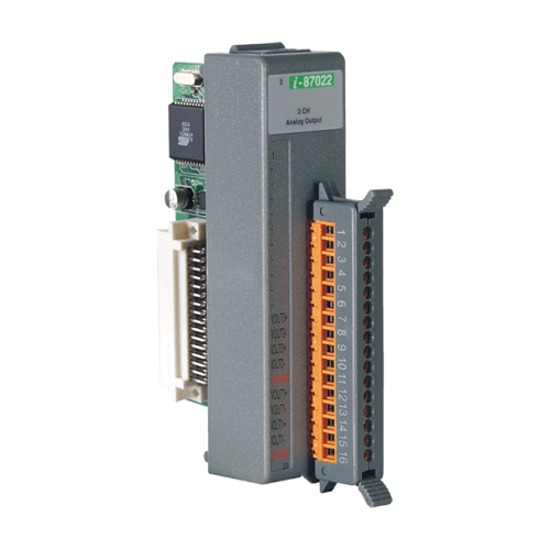 I-87022-G CR 2-channel 12-bit analog output module (Channel to channel isolated) Gray color | код 00-06083167 | ICP DAS