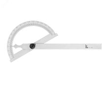 Угломер нониусный 0-180 град (120х150мм, 1 град) транспортир (ГРСИ №83810-21) | код 1032778 | Калиброн