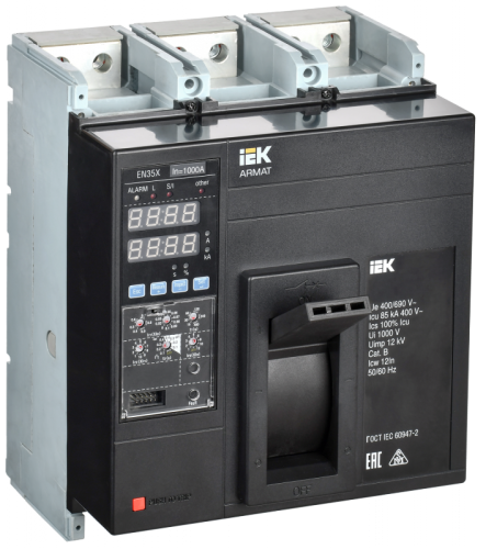 ARMAT Авт. выкл. лит. корпус 3P N 85кА 1000А эл. станд. IEK | код AR-MCCB-3N-085-1000A-ELSC | IEK